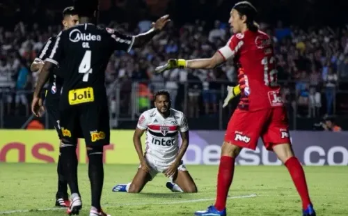 Foto: Daniel Vorley/AGIF – São Paulo e Corinthians não saíram do zero no Morumbi