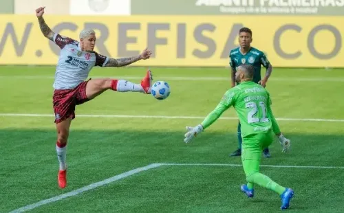 Agif/Marcello Zambrana – Pedro encara novamente o Palmeiras