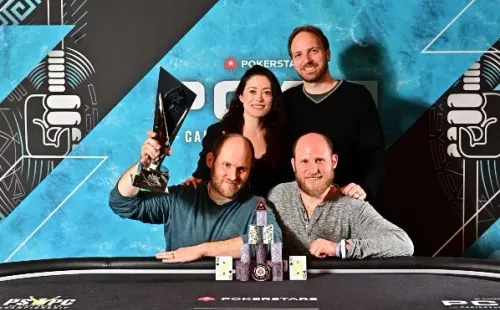 Sam Greenwood e amigos (Foto: Tomas Stacha/Pokerstars)