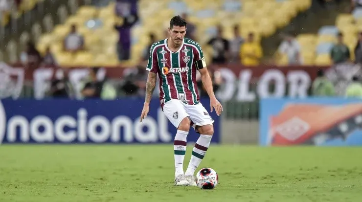 Thiago Ribeiro/AGIF- Nino atuando na partida contra o Audax