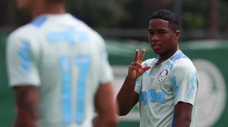 Foto: Cesar Greco/Palmeiras/Divulgação - O jovem Endrick ainda não marcou em 2023