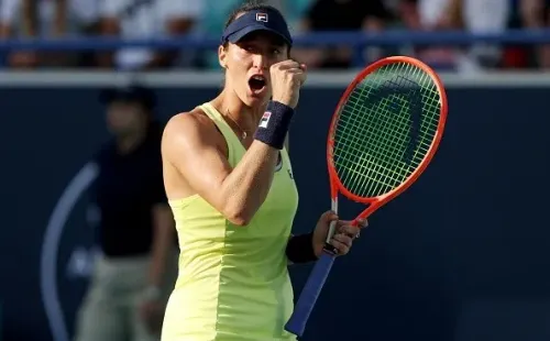 Stefani: mais um título e invicta em 2023. Créditos: Christopher Pike/Getty Images