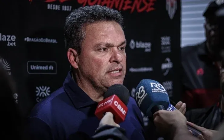 Adson Batista,presidente do Atlético-GO — Foto: Reprodução/Ingryd Oliveira/Atlético-GO