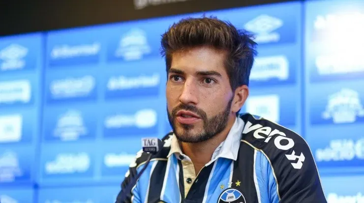 O Santos não procurou Lucas Silva segundo pessoas que trabalham para o volante. Foto: Lucas Uebel/ Grêmio