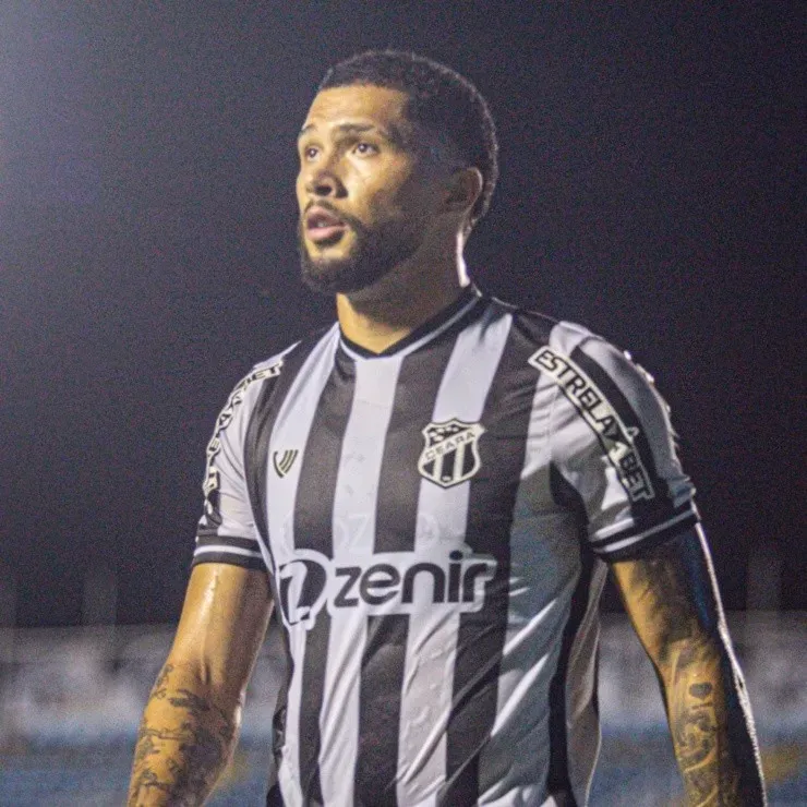 Lucas Emanuel/AGIF – Vitor Gabriel, atacante do Ceará