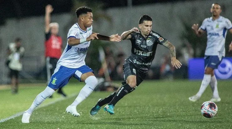 Foto: Abner Dourado/AGIF - Santos novamente não conseguiu a vitória.