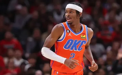 Gilgeous-Alexander irá estrear no All-Star Game. Créditos: Michael Reaves/Getty Images