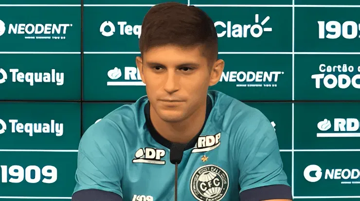 Foto: Reprodução/TV Coxa - Kuscevic será desfalque contra o Cascavel