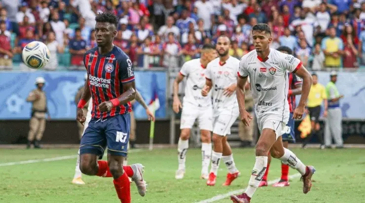 Foto: Renan Oliveira/AGIF - Vitória empatou com o Bahia no último fim de semana.