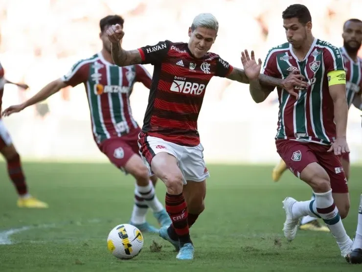 Jorge Rodrigues/AGIF – Pedro contra o Fluminense em 2022