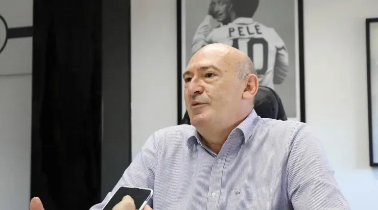 Rueda está negociando a saída de Lucas Braga para o Vasco. Foto: Ivan Storti/ Santos