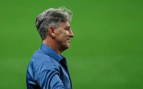 RS - Porto Alegre - 28/03/2021 - GAUCHO 2021, GREMIO X PELOTAS - Renato Portaluppi tecnico do Gremio durante partida contra o Pelotas no estadio Arena do Gremio pelo campeonato Gaucho 2021. Foto: Fernando Alves/AGIF