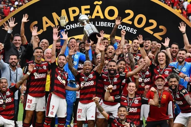 API/AGIF – Flamengo foi campeão da Libertadores em 2022