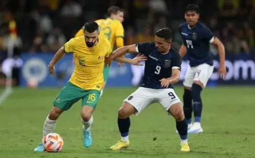 Tim Allsop/Getty Images – Alexander Alvarado com a camisa 9 do Equador