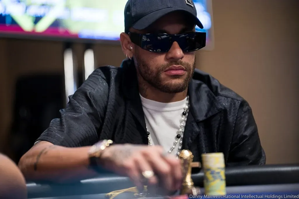 Neymar durante o EPT Barcelona (Foto: Danny Maxwell/PokerStars)