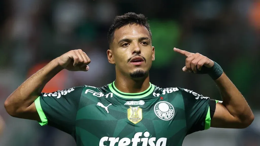 Gabriel Menino não deve jogar contra o Barcelona do Equador. Foto: César Greco/ Palmeiras