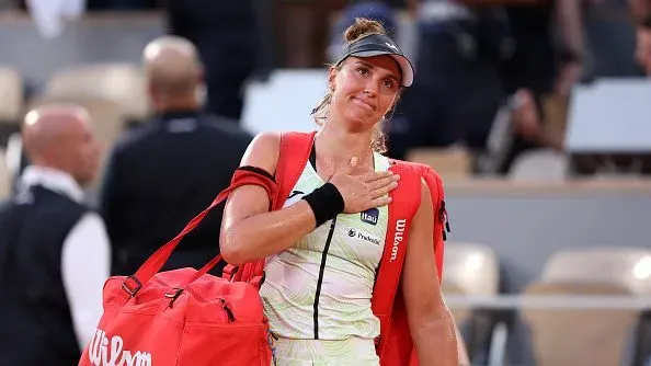 Bia brilhou em Roland Garros, parando apenas na semi para a campeã, a polonesa Iga Swiatek. Créditos: Julian Finney/Getty Images