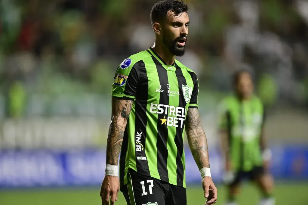 Mastriani durante partida entre América x Peñarol pela Copa Sul-Americana – Foto: Mourão Panda / América