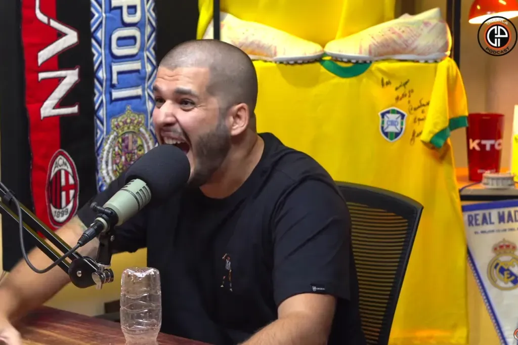 Pedro Certezas manda a real sobre decisão entre Palmeiras e Botafogo: Foto: Reprodução Charla Podcast