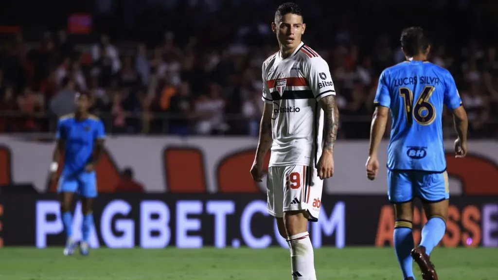 Foto: Marcello Zambrana/AGIF – James saiu no segundo tempo