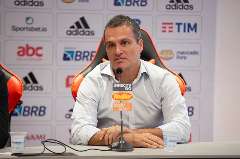 Bruno Spindel detonou a arbitrafem e criticou a atuação do juiz do confronto entre Palmeiras e Athletico Paranaense. Foto: Reprodução Flamengo