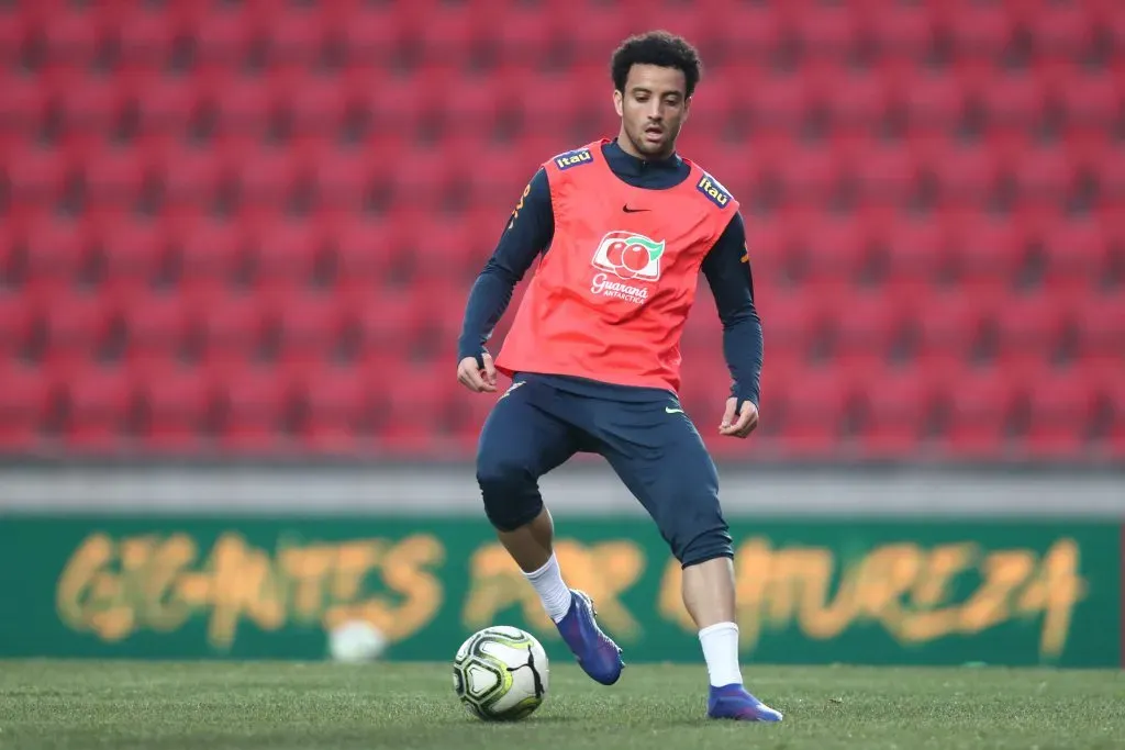 Foto: Lucas Figueiredo/CBF – Felipe Anderson na Seleção Brasileira
