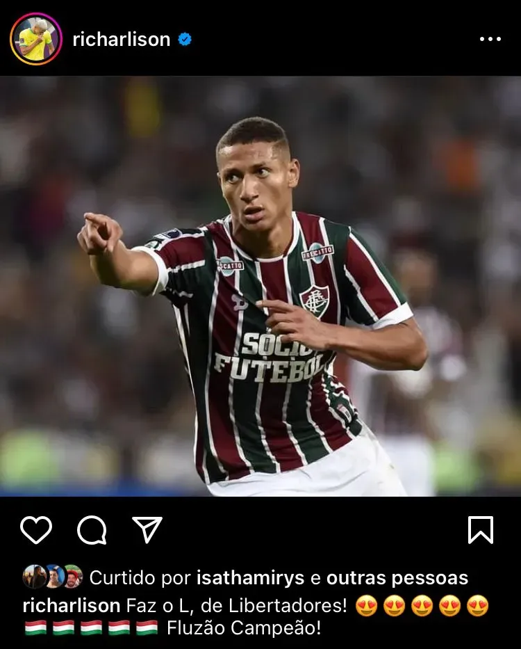 Foto: Instagram Richarlison
