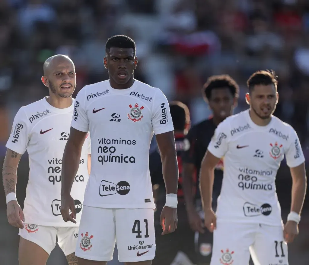 Felipe Augusto durante partida do Corinthians contra o Red Bull Bragantino – Foto: Rodrigo Coca/Ag. Corinthians
