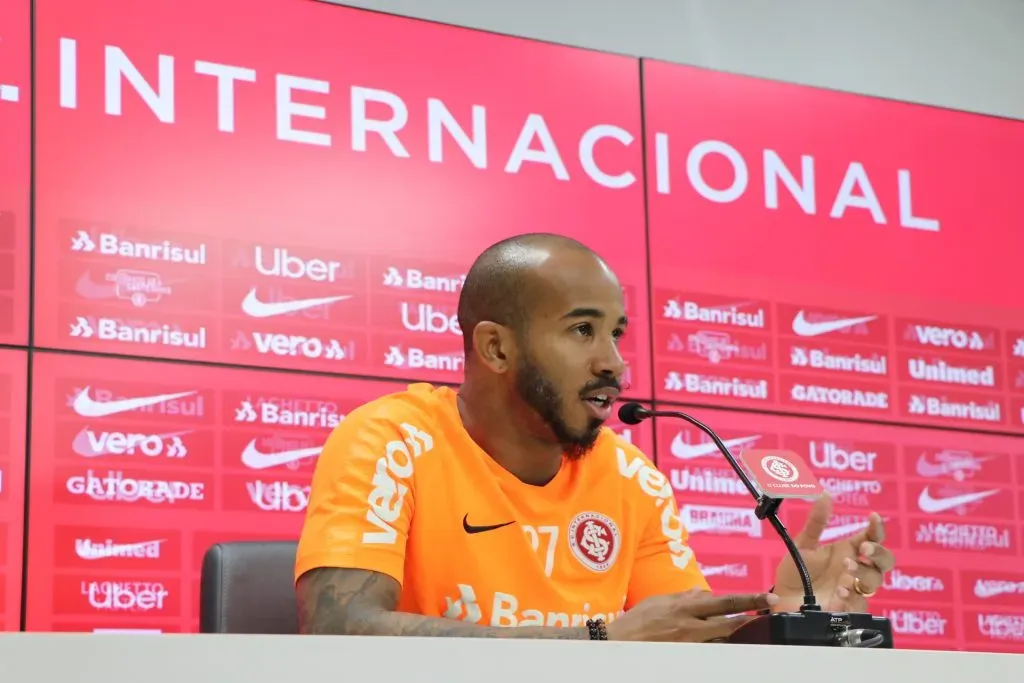 Patrick atuou no Inter de 2018 a 2021 e não soube o que era vencer o Grêmio em finais – Foto: Ricardo Duarte/Internacional