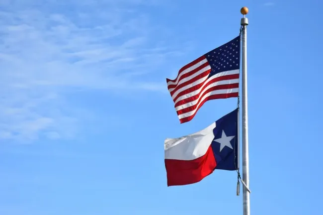 Bandeiras Estados Unidos e Texas (Foto: Reprodução/Pixabay)