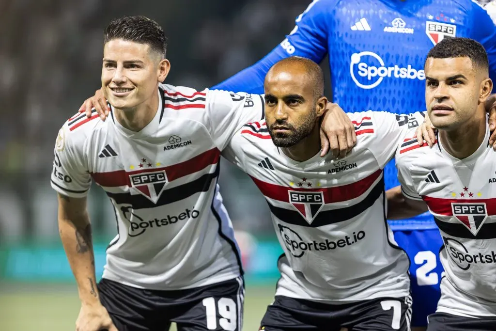 Foto: Abner Dourado/AGIF – James e Lucas são esperados em 2024