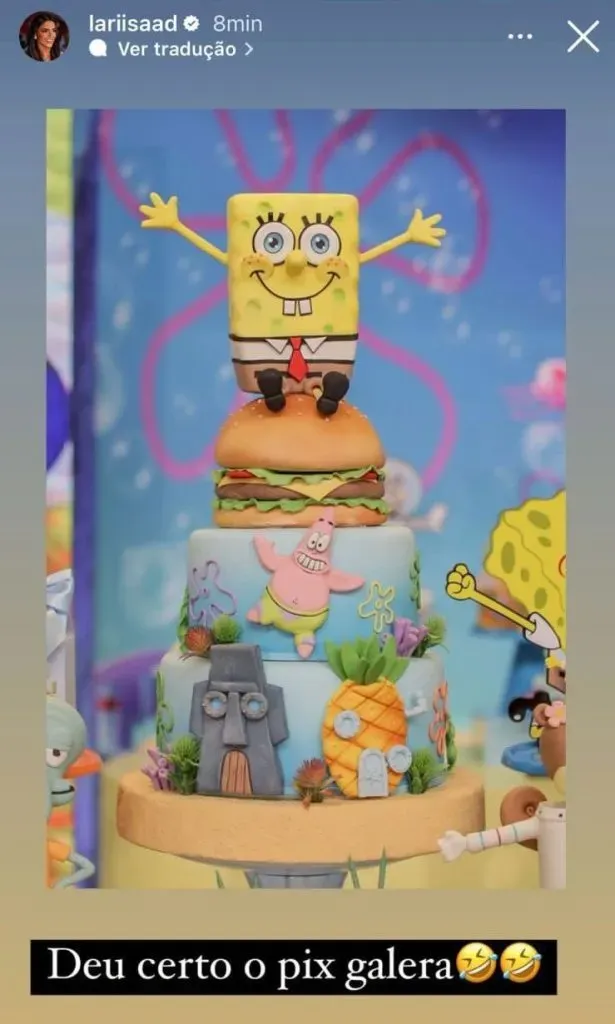 Esposa de Lucas Moura publica stories no Instagram | Foto: Reprodução