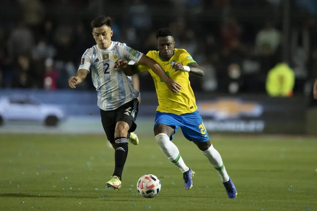 Argentina x Brasil em San Juan pelas Eliminatórias da Copa de 2021. Lucas Figueiredo/CBF
