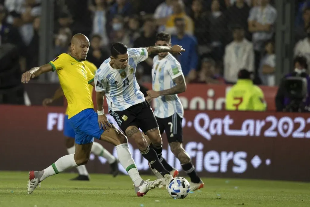 Argentina x Brasil em San Juan pelas Eliminatórias da Copa. Lucas Figueiredo/CBF