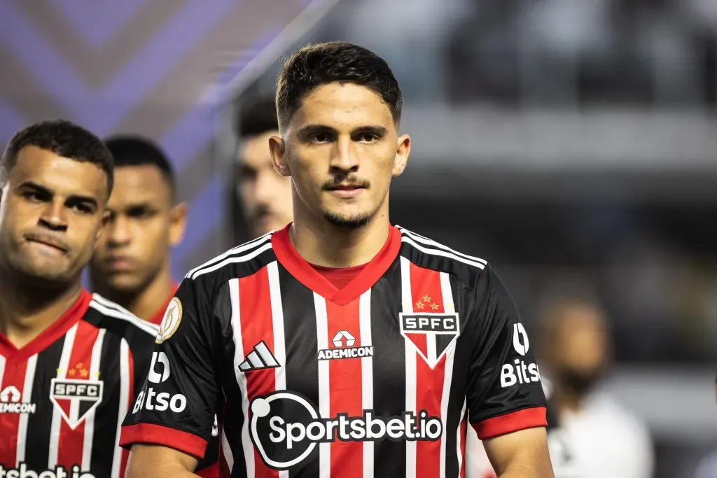 Sporsbet.io, atual patrocinadora máster do São Paulo. Foto: Abner Dourado/AGIF