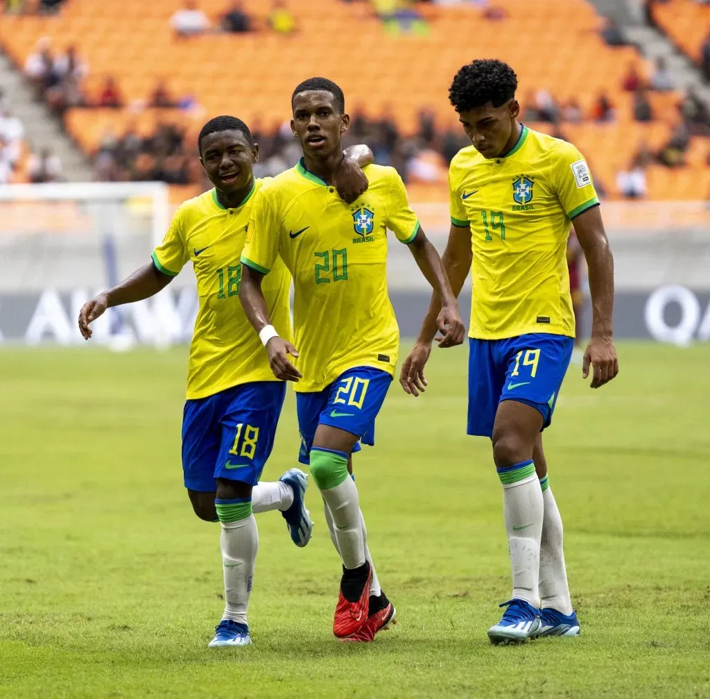 Estevão pela Seleção Brasileira. Fotos: Leto Ribas/CBF