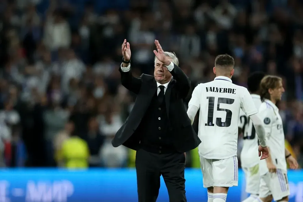 Ancelotti pelo Real Madrid. (Photo by Flor Tan Jun/Getty Images)