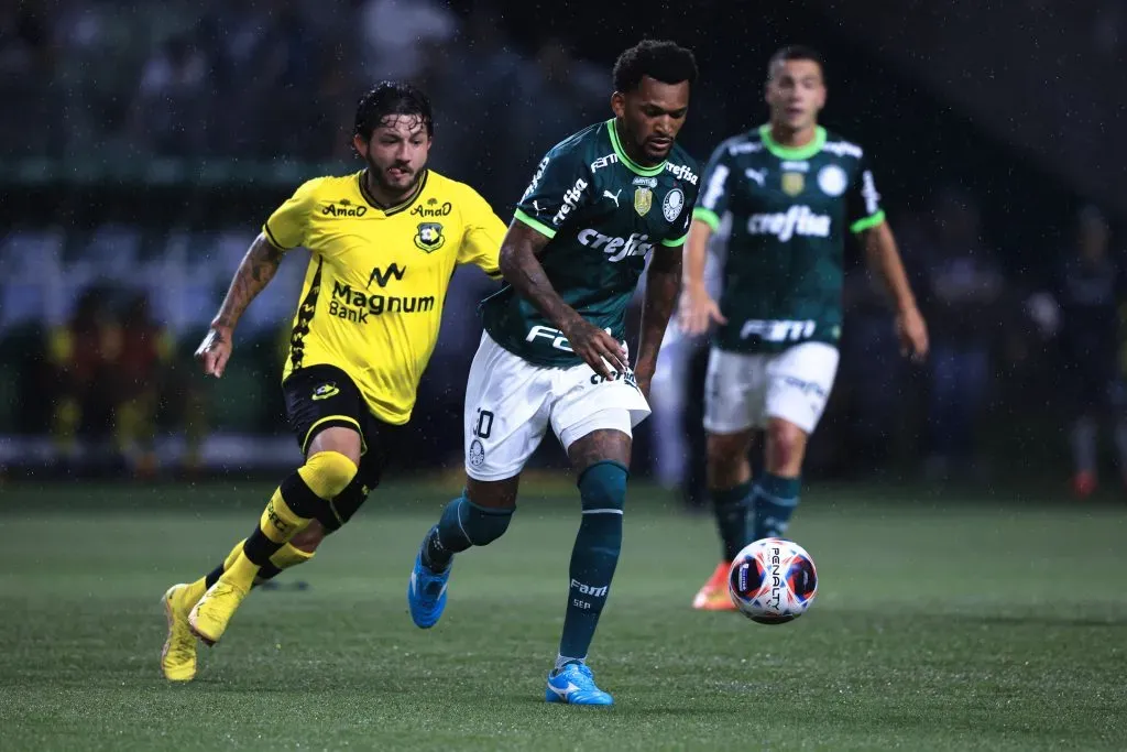 Jailson jogador do Palmeiras durante partida contra o Sao Bernardo no estadio Arena Allianz Parque pelo campeonato Paulista 2023. Foto: Ettore Chiereguini/AGIF