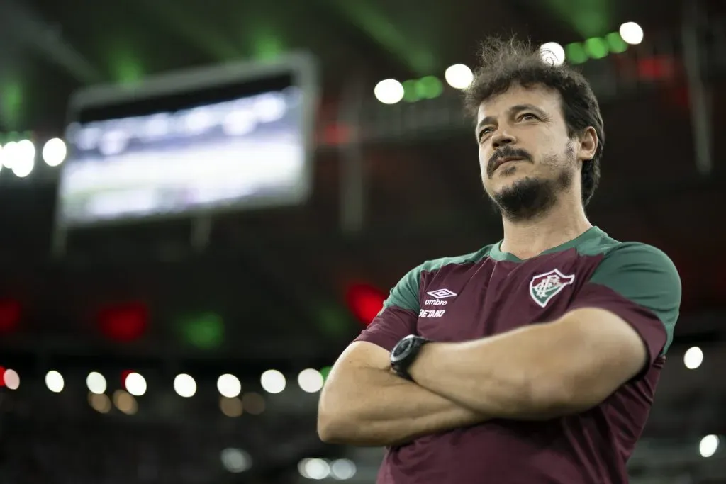 Fernando Diniz tecnico do Fluminense durante partida contra o Coritiba no estadio Maracana pelo campeonato Brasileiro A 2023. Foto: Jorge Rodrigues/AGIF