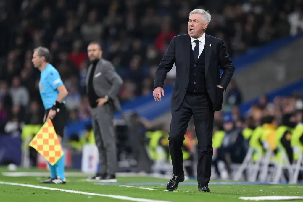 Ancelotti, técnico do Real Madrid – Foto: David Ramos/Getty Images