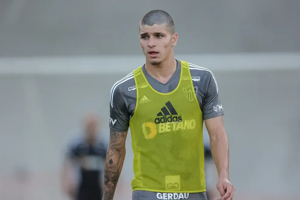 Isaac, jogador do Atlético Mineiro – Foto: Pedro Souza/Atlético