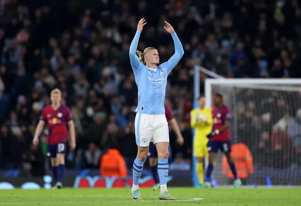Haaland pode trocar o Manchester City pelo Real Madrid – Foto: Catherine Ivill/Getty Images