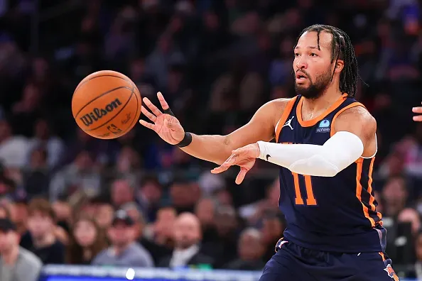 Jalen Brunson, o líder do Knicks dentro de quadra. Foto: Getty Images