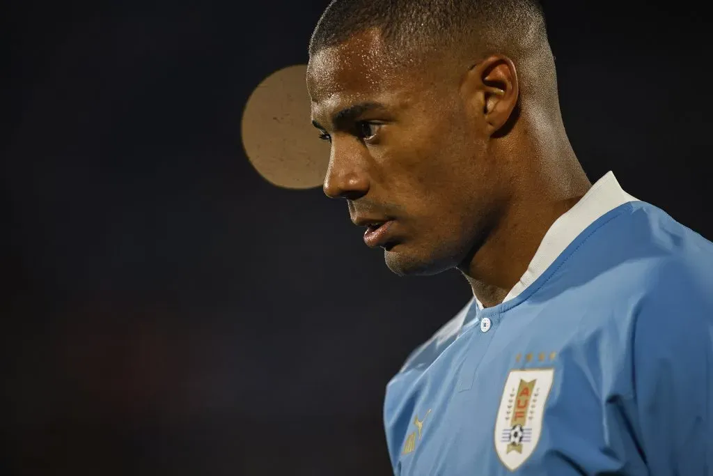 Nicolas De la Cruz jogador do River Plate e da Seleção Uruguaia. Foto: Ernesto Ryan/Getty Images