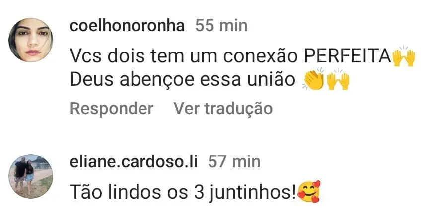 Instagram/Coelho Noronha e Instagram/Eliane Cardoso