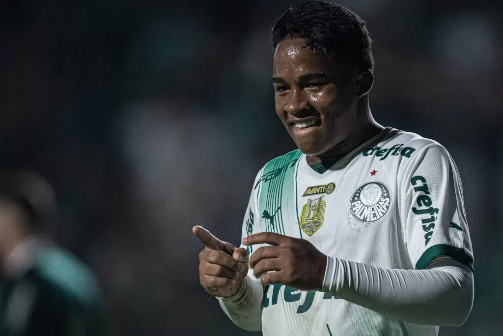 Endrick jogador do Palmeiras . Foto: Heber Gomes/AGIF