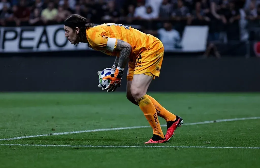 SP – SAO PAULO – 09/11/2023 – BRASILEIRO A 2023, CORINTHIANS X ATLETICO-MG – Cassio goleiro do Corinthians durante partida contra o Atletico-MG no estadio Arena Corinthians pelo campeonato Brasileiro A 2023. Foto: Fabio Giannelli/AGIF