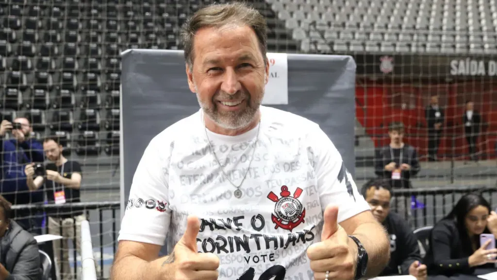 Augusto Melo, presidente eleito do Corinthians - Foto: José Manoel Idalgo/Ag. Corinthians