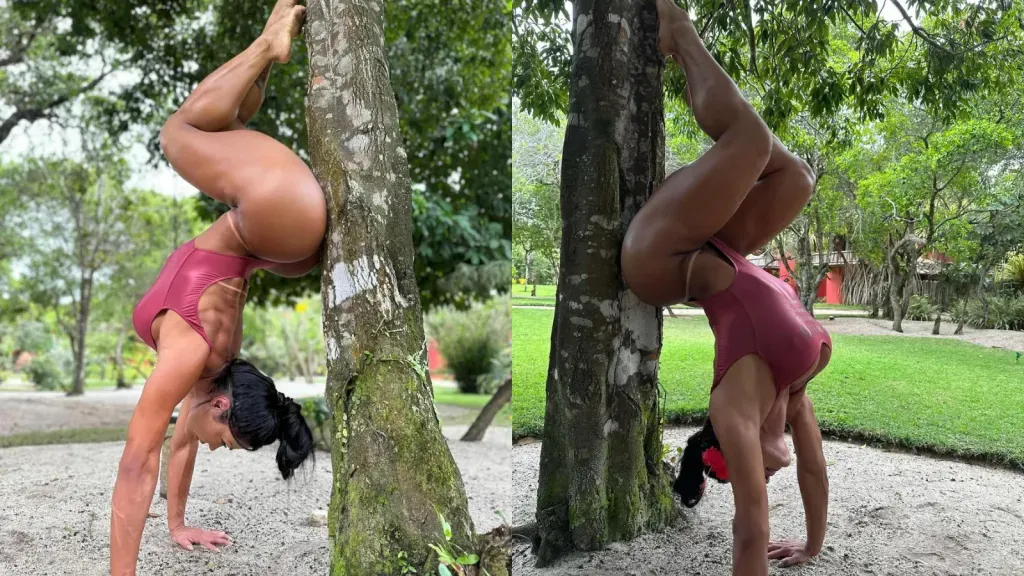 Gracyanne Barbosa compartilha cliques de dar inveja ao exibir flexibilidade – Foto: Instagram/Reprodução