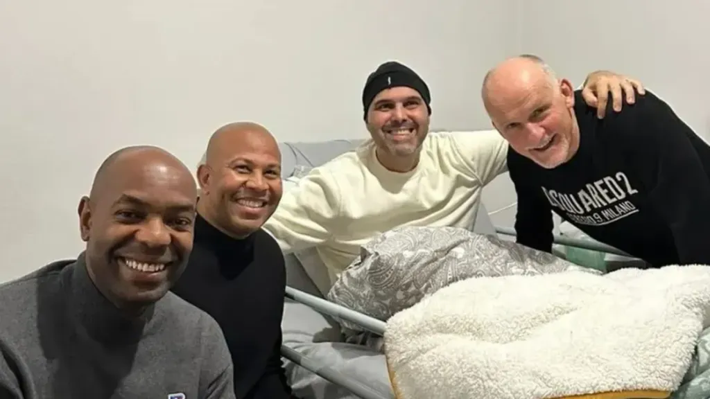 Cláudio Caçapa, Anderson Canela, Cairo e Taffarel – Foto: Reprodução/Redes Sociais